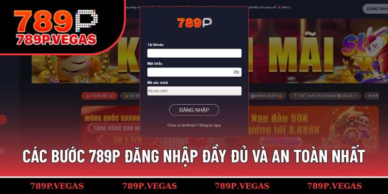 Chia sẻ 789P đăng nhập với 3 bước cơ bản