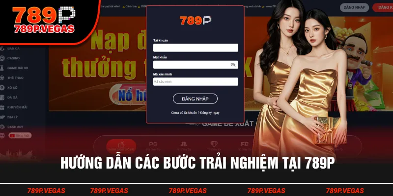 Thao tác cần thực hiện khi cá cược tại 789P
